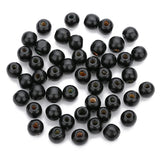 100pcs Wood Round Ball Beads 12mm Wooden Spacer Charm Bead 3mm Hole DIY Jewelry