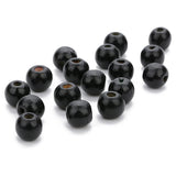 100pcs Wood Round Ball Beads 12mm Wooden Spacer Charm Bead 3mm Hole DIY Jewelry