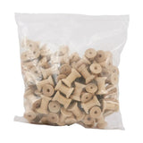 100pcs Wooden Empty Spools for Wire Thread Bobbins Coils Bobbin Tool DIY