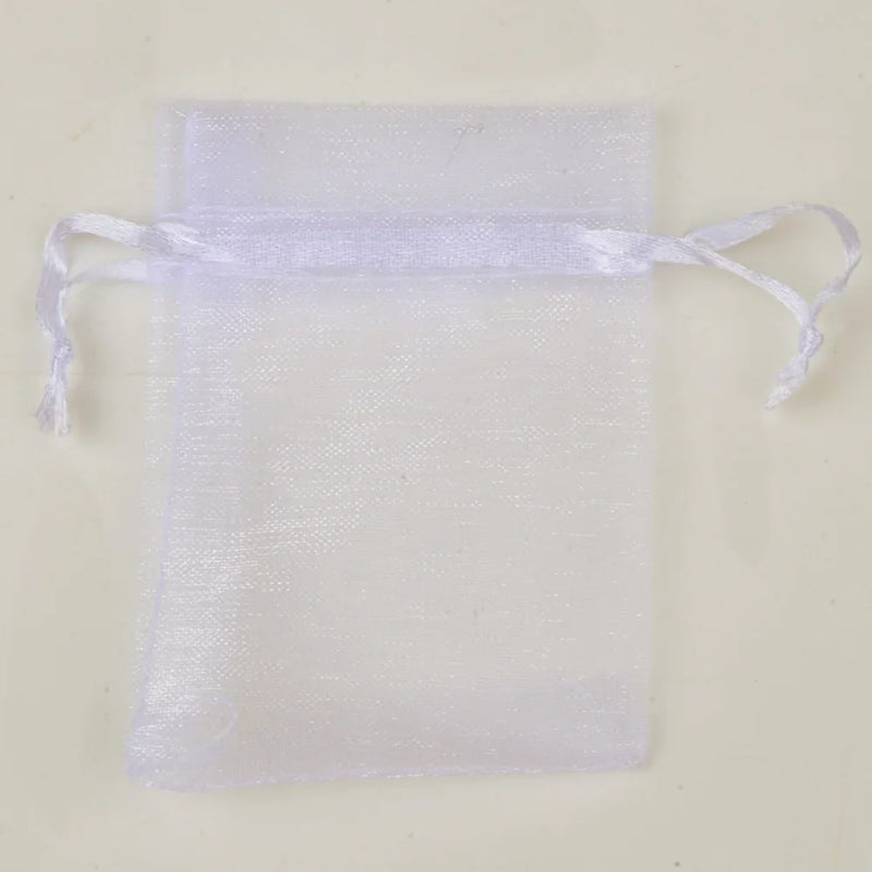 100pcs Colorful Candy Organza Bags Wedding Christmas Pouches