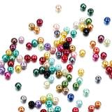 100pcs 4-10mm Mixcolour Round Glass Bead Seed Beads for DIY Jewelry Making