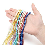 100pcs 4-10mm Mixcolour Round Glass Bead Seed Beads for DIY Jewelry Making