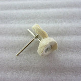 100pcs/bag Mounted Cloth Wheel Brush With Handle Abrasive Pointed Cloth Wheel