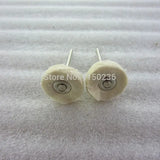 100pcs/bag Mounted Cloth Wheel Brush With Handle Abrasive Pointed Cloth Wheel