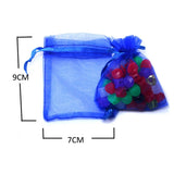 100pcs Organza Jewelry Bag 7x9cm in 16 Colors