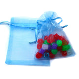 100pcs 16 Colors 7x9cm Organza Bags Jewelry Display & Jewelry Pouches