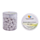 100pcs 10mm Disco Ball Beads for Jewelry Making DIY