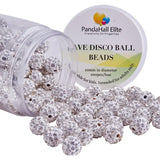 100pcs 10mm Disco Ball Beads for Jewelry Making DIY
