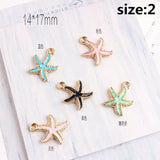 100pcs Sea Shell Charms Ocean Pendants DIY Craft Jewelry Decoration