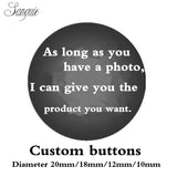 100pcs Glass Snap Button for 12/18/20mm Snap Jewelry