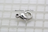 100pcs 15mm Stainless Steel Lobster Clasps - Jewelry Accessories