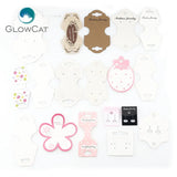 100pcs Paper PVC Card for Jewelry Display Packaging