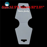 100pcs Paper PVC Card for Jewelry Display Packaging