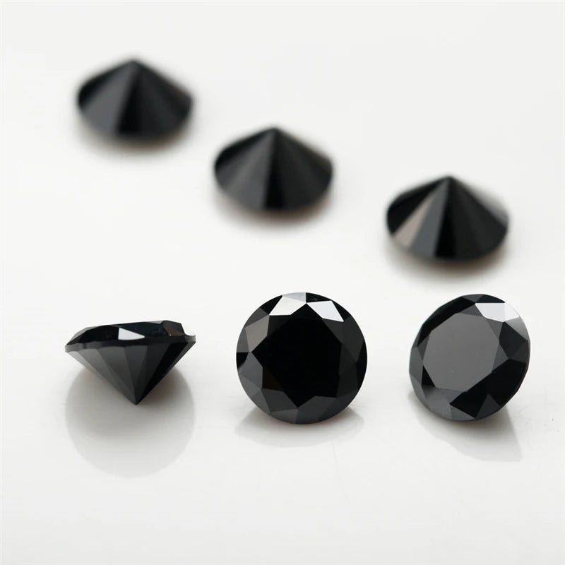 100pcs CZ Loose Stones 0.8-3.5mm AAAAA Cubic Zirconia for DIY Jewelry
