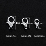 100pcs Plated Lobster Clasp for Jewelry Making