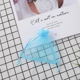 100pcs/lot Organza Bags Jewelry Packaging Wedding Birthday Pouches