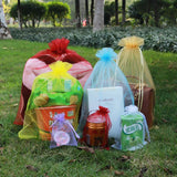 100pcs/lot Organza Bags Jewelry Packaging Wedding Birthday Pouches