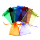 100pcs Organza Gift Bags Jewelry Packaging Wedding Christmas Pouches