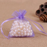 100pcs Organza Gift Bags Jewelry Packaging Wedding Christmas Pouches
