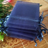 100pcs Organza Jewelry Bags & Pouches Drawstring Bags Gift Packaging Bags