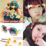 100pcs 15mm Polymer Clay Frangipani Plumeria Flower Beads DIY Earring Bracelet