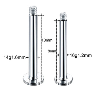 100pcs Steel Spike Balls Piercing Replacement