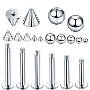 100pcs Steel Spike Balls Piercing Replacement