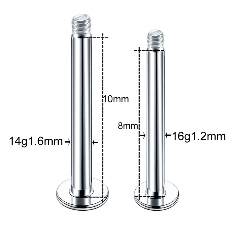 100pcs Steel Spike Balls Piercing Replacement
