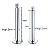 100pcs Steel Spike Balls Piercing Replacement