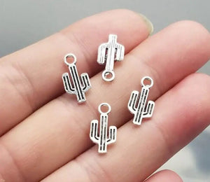 100pcs/lot Cactus Charm, DIY Jewelry Supplies