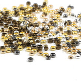 100pcs Antique Bronze Ball Plunger Bead Crimps for Jewelry Making