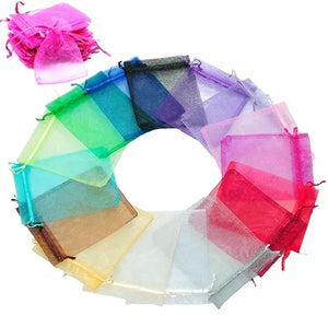 100pcs Big Organza Bags Wedding Favor Gift Bag