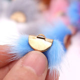 100pcs Colorful Flowers Pendant Tassels DIY Jewelry Making