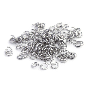 100pcs Stainless Steel Jump Rings for DIY Jewelry Making
