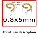 100pcs Stainless Steel Jump Rings for DIY Jewelry Making