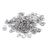 100pcs Stainless Steel Jump Rings for DIY Jewelry Making