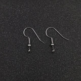 100pcs 316L Stainless Steel Ear Wires Earrings Hook for DIY Jewelry