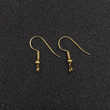 100pcs 316L Stainless Steel Ear Wires Earrings Hook for DIY Jewelry