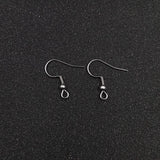 100pcs 316L Stainless Steel Ear Wires Earrings Hook for DIY Jewelry
