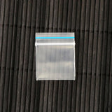 100pcs 4x5cm PE Transparent Plastic Gift Bags For Jewelry Ziplock
