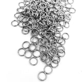 100pcs Stainless Steel Double Jump Rings For DIY Key Rings Connectors