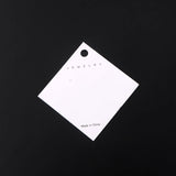 100pcs Rhombus Earrings Display Cards 5.5x5.5cm