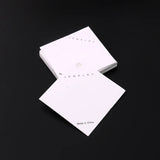 100pcs Rhombus Earrings Display Cards 5.5x5.5cm