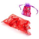 100pcs 5*7cm Organza Bag Christmas Wedding Jewelry Packing Display Bag 23 Colors