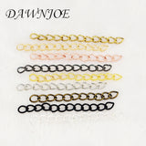 100pcs 70mm Necklace Extension Chain Bulk DIY Jewelry Making Findings