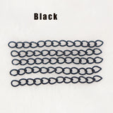100pcs 70mm Necklace Extension Chain Bulk DIY Jewelry Making Findings