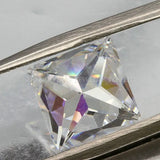 100pcs 5A CZ Stones Princess Cut Square Synthetic Gems CZ Stone For Jewelry