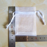100pcs Organza Bags Wedding Party Drawstring Gift Bag Jewelry Packaging