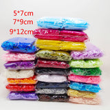 100pcs Organza Bags Wedding Party Drawstring Gift Bag Jewelry Packaging