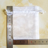 100pcs Organza Bags Wedding Party Drawstring Gift Bag Jewelry Packaging